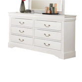 Louis Philippe III White Dresser Model 24505 By ACME Furniture